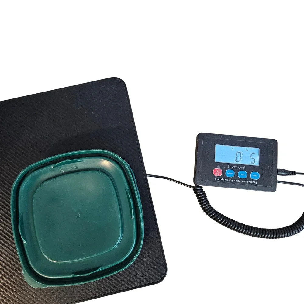 Rubbermaid 7J64 Replacement Lids Square Dark‎ Hunter Green Set of 3 6 in